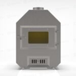 Nerūdijančio plieno išorinė krosnelė 50cm 28KW (AISI304)