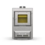 Nerūdijančio plieno malkinė išorinė krosnelė 23KW 50cm (AISI316)