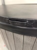 Lauko kubilo termo dangtis juodos spalvos 200cm  - Vaizdas 3