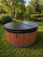 Lauko kubilo termo dangtis juodos spalvos 200cm  - Vaizdas 2