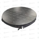 Lauko kubilo termo dangtis juodos spalvos 200cm 