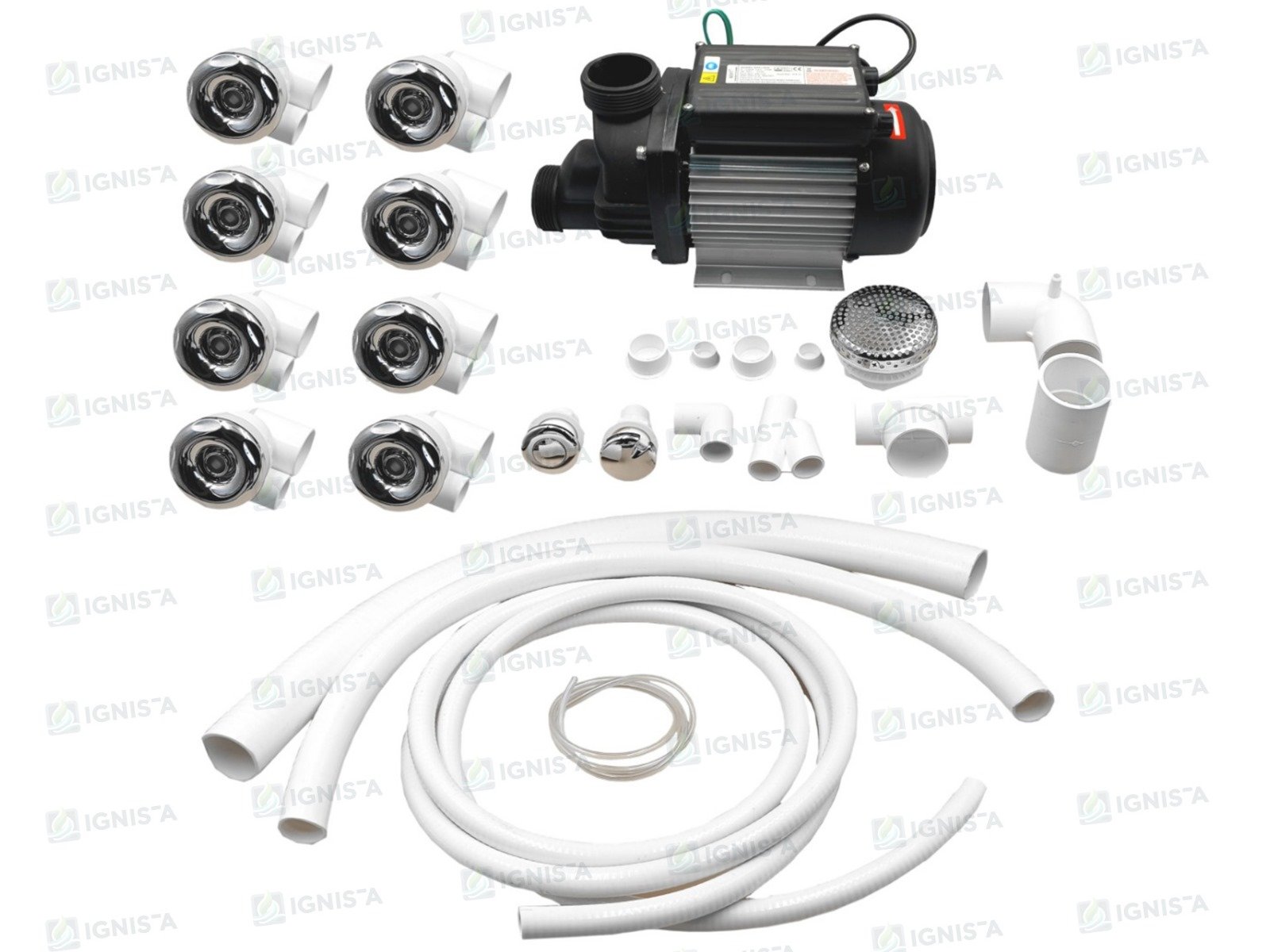 WhatsApp Image 2025-12-19 at 16.10.392 Hidromasažo sistema kubilui / voniai - 1,1 kW, 8 purkštukai - Vaizdas 1