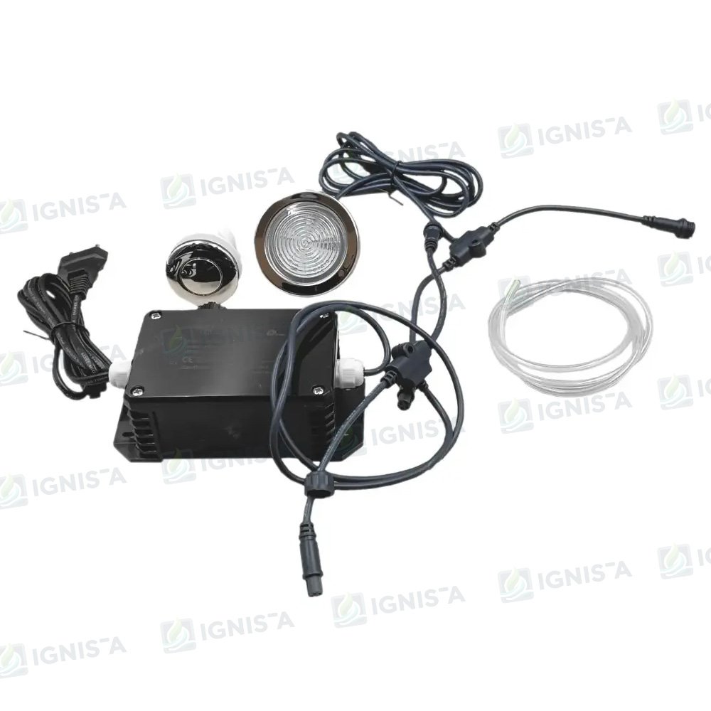 LED apšvietimo sistema LED apšvietimas kubilui 50 mm su pneumatiniu jungikliu